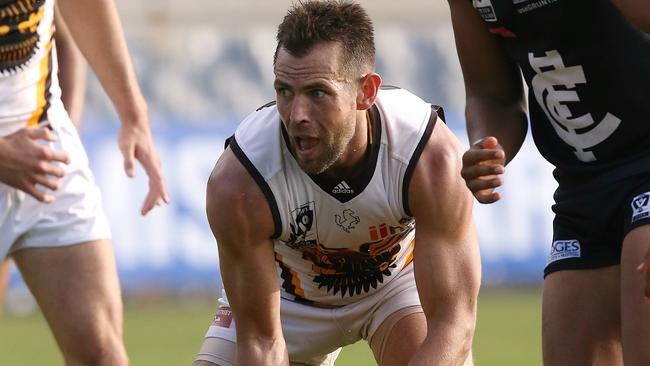 Luke Hodge missed Round 1 through a club imposed suspension. Picture:Wayne Ludbey