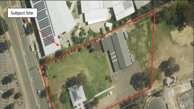 An aerial view of the site. Picture: Supplied