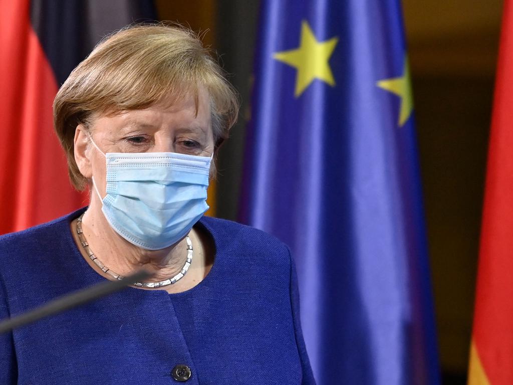 German Chancellor Angela Merkel wants to ease restrictions. Picture: AFP