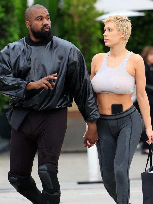 Kanye West and Bianca Censori in 2023. Picture: GC Images