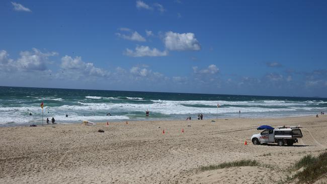 The beach off Philip Park. Pic by David Clark