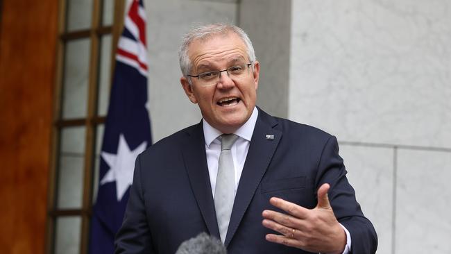 The Prime Minister is keen to move beyond the need to close state borders. Picture: NCA NewsWire / Gary Ramage