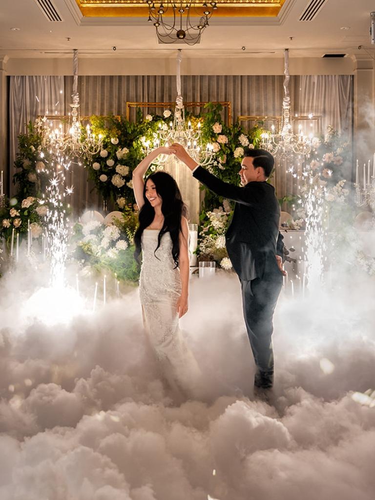 Hadi Bahrami and Latifeh Bahrami's spectacular wedding at the Playford Hotel. Picture: B Captured by Ky Luu