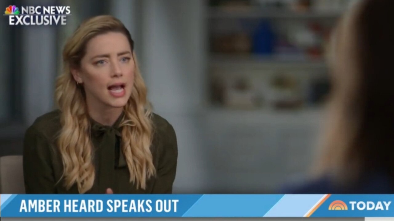 Amber Heard was interviewed on NBC's Today Show