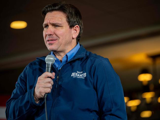 Trump’s Republican rival Ron DeSantis lacks the former president’s charisma. Picture: Brandon Bell (Getty Images via AFP)