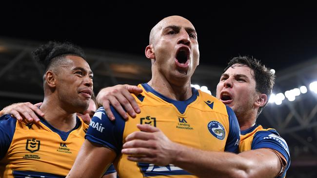 Blake Ferguson has been dropped for the Eels’ clash against Newcastle. Picture: Getty Images