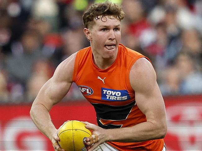 Tom Green was one of the best for the Giants’ in their elimination final win over St Kilda. Picture: Phil Hillyard