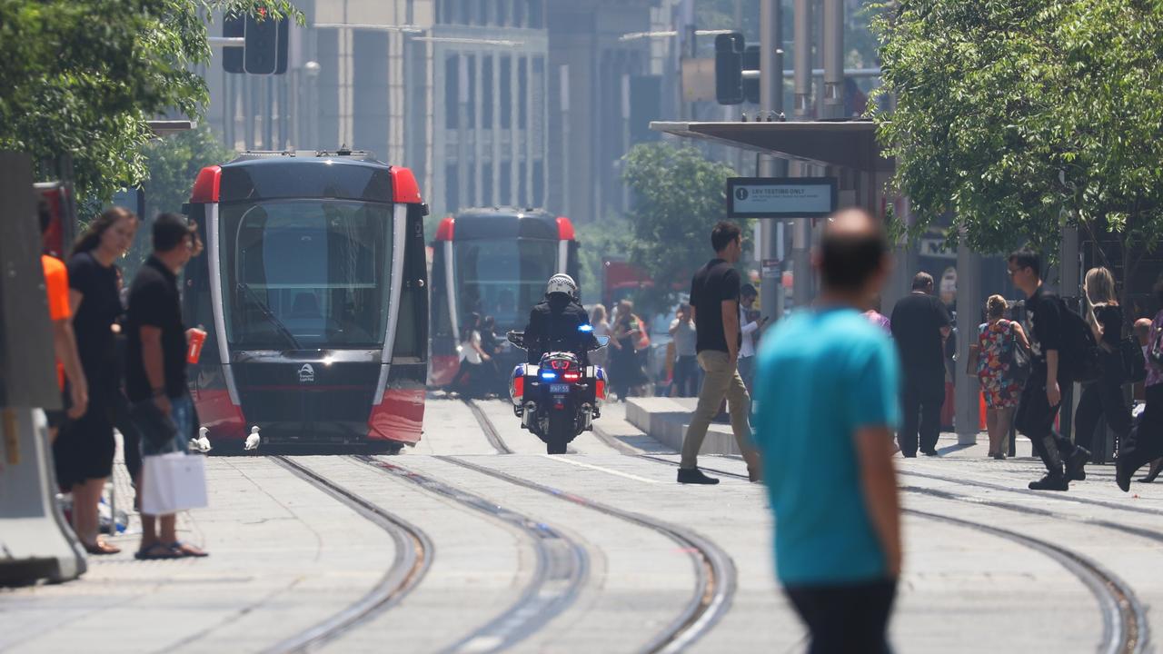 Sydney’s extended light rail system opens in weeks but it has almost doubled in budget. Picture: John Grainger