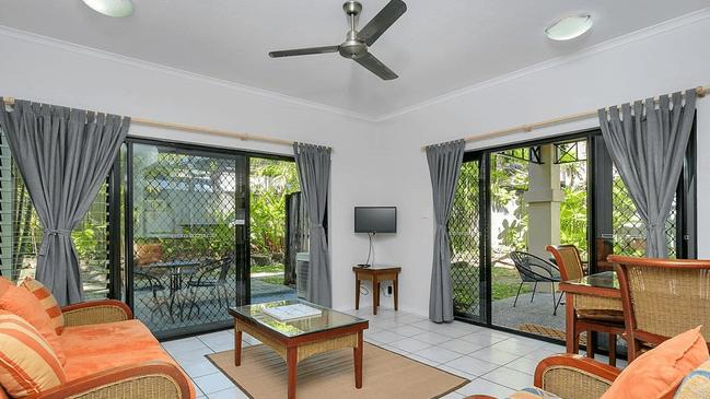 Affordable one bedroom apartment offers a tropical lifestyle at Trinity Beach 6/19-23 Trinity Beach Road, Trinity Beach is being marketed by Sharon Baragry of Cairns Asset Real Estate. Picture: supplied.