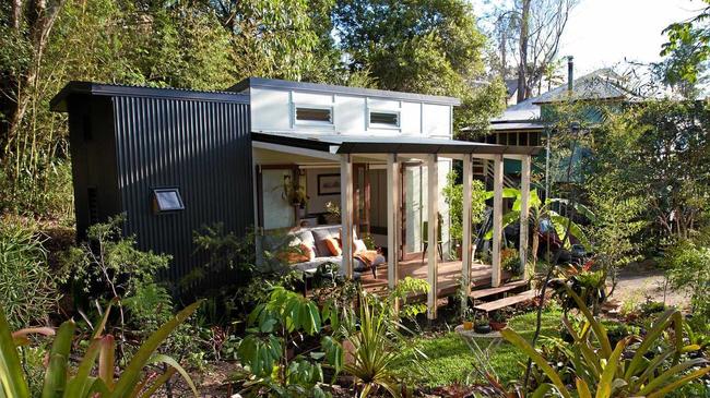 A tiny house in inner-city Brisbane. Picture: The Tiny House Company