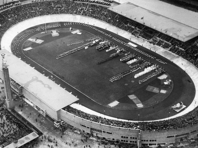 The Amsterdam 1928 stadium had two shaded grandstands. Picture: Popperfoto