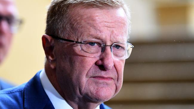 AOC President John Coates looms as the powerbroker for roles on the Brisbane 2032 Olympic organising committee Picture: Dan Peled