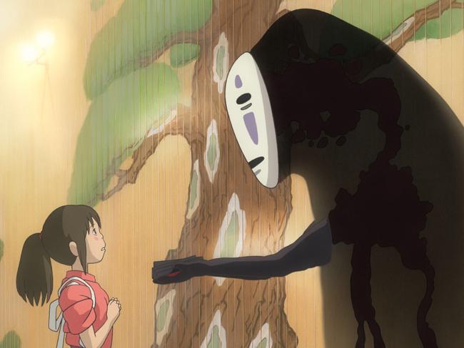 A scene from the Academy Award winning film Spirited Away.