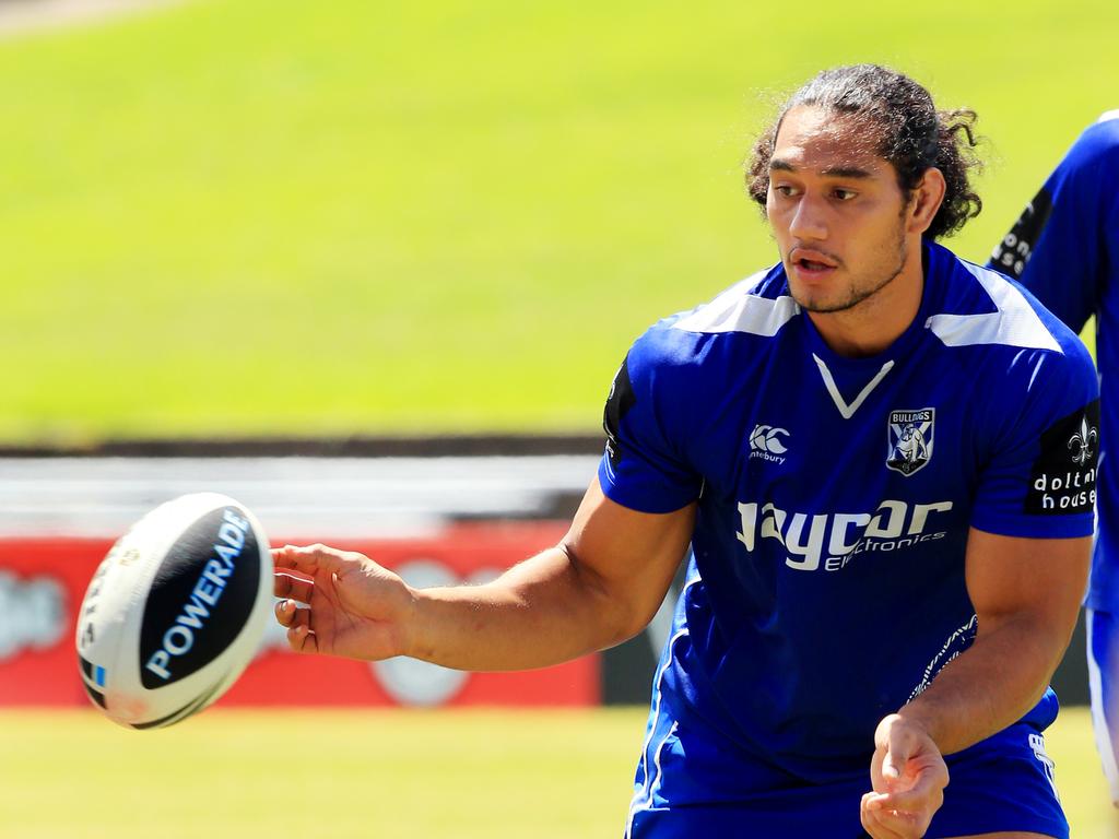 A baby-faced Martin Taupau during his Canterbury Bulldogs days.