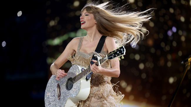 Taylor Swift performs onstage during "Taylor Swift | The Eras Tour" at Gillette Stadium on May 19, 2023 in Foxborough, Massachusetts. Picture: Getty