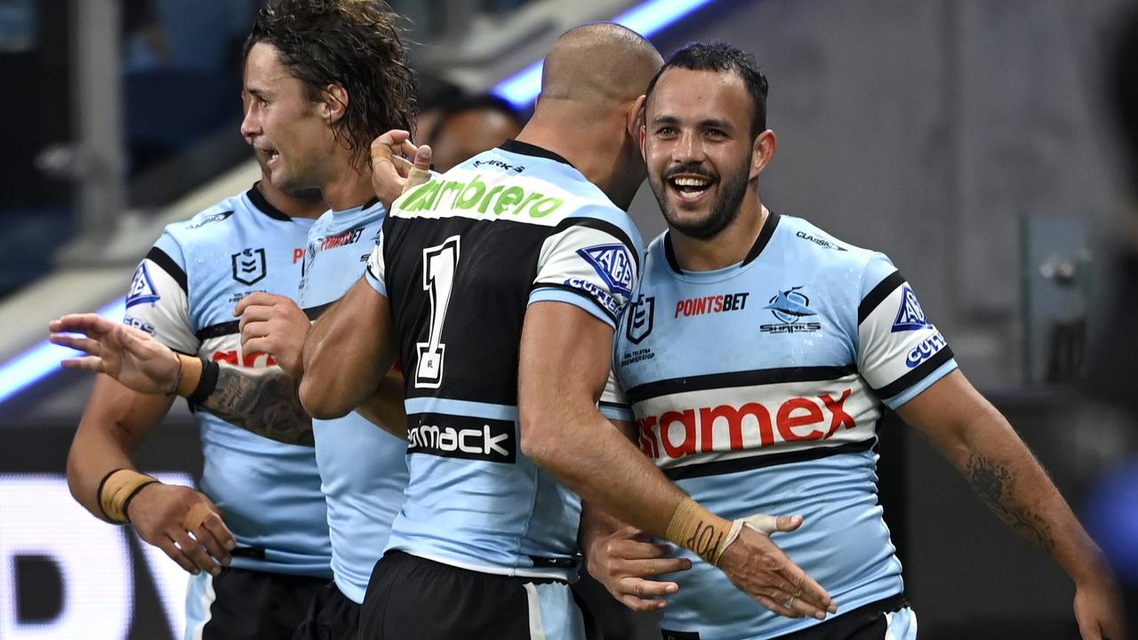 NRL- Finals W2 Sharks v Cowboys at Allianz Stadium. Braydon Trindall Picture: NRL Photos/Gregg Porteous