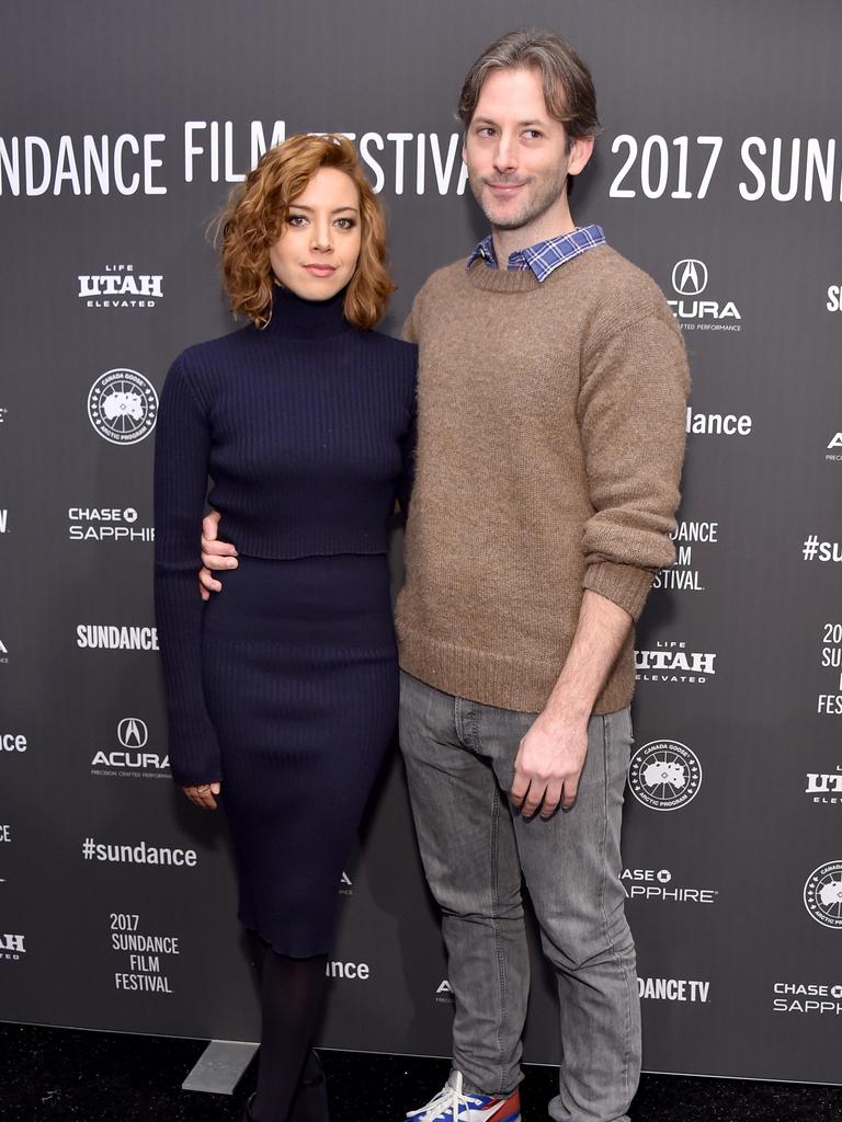 Plaza and Baena seen at The Little Hours premiere in Park City, Utah, in January 2017. Picture: Getty Images.