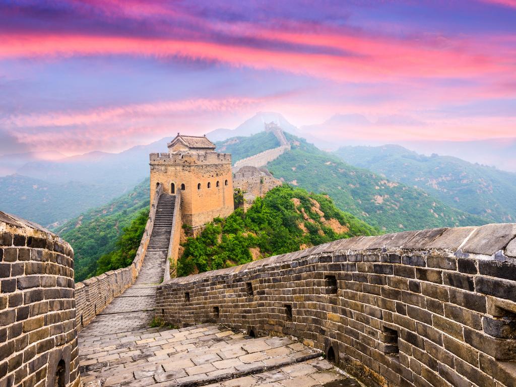 Walk the Great Wall of China without moving a muscle. PHOTO: Istock