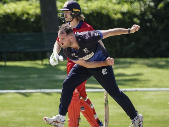 Prahran quickie Matt Wilcox goes at Melbourne. Picture: Valeriu Campan