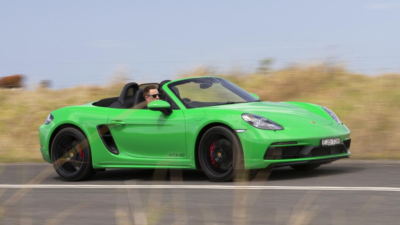 The Boxster is a convertible version of the Cayman.