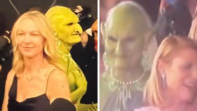 A mysterious goblin has been spotted in a number of photos from today's Emmy Awards.