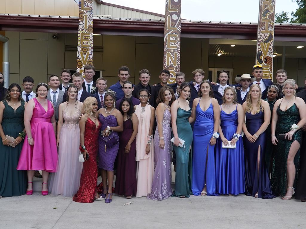 The 2023 Murgon State High School graduates at their school formal.