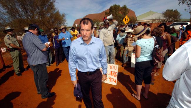 Then-minister for Aboriginal Affairs Mal Brough launched the NT intervention.