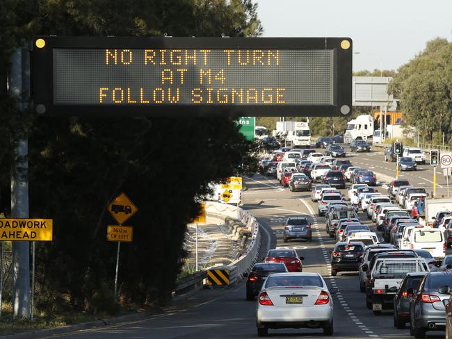 Upgrades can be expected for Sydney’s congested Homebush Bay Drive. Pic: Supplied.