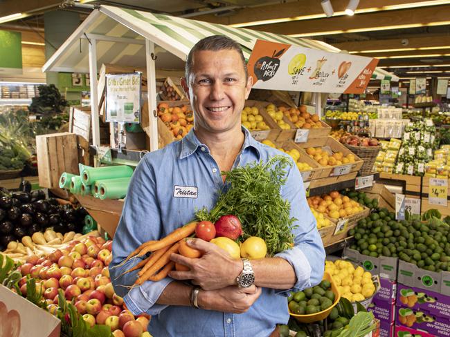 Co - CEO of Harris Farm Markets, Tristan Harris, in the Imperfect Picks section of Harris Farm Markets. Picture - Chris Pavlich Photography.