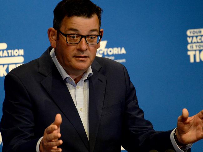 Victorian Premier Daniel Andrews is under pressure to release documents that guided his government’s decision to enforce lockdown. Picture: NCA NewsWire / Andrew Henshaw