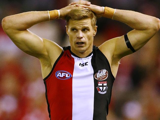 Leak ... A photo of a nude Nick Riewoldt was uploaded to Facebook by a teenage girl. Picture: Wayne Ludbey