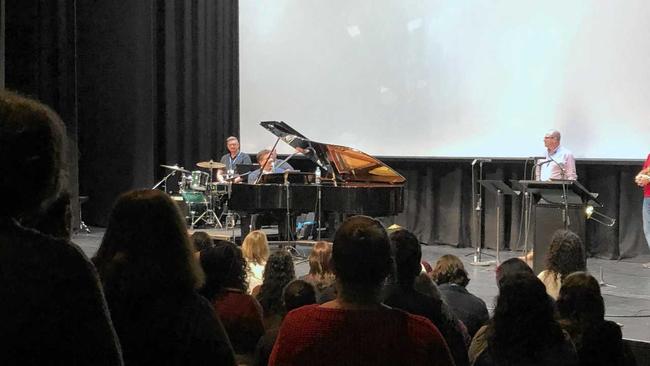 FULL HOUSE: Educators have gathered at the Brolga Theatre for the biennial Maryborough Music Conference. Picture: Carlie Walker