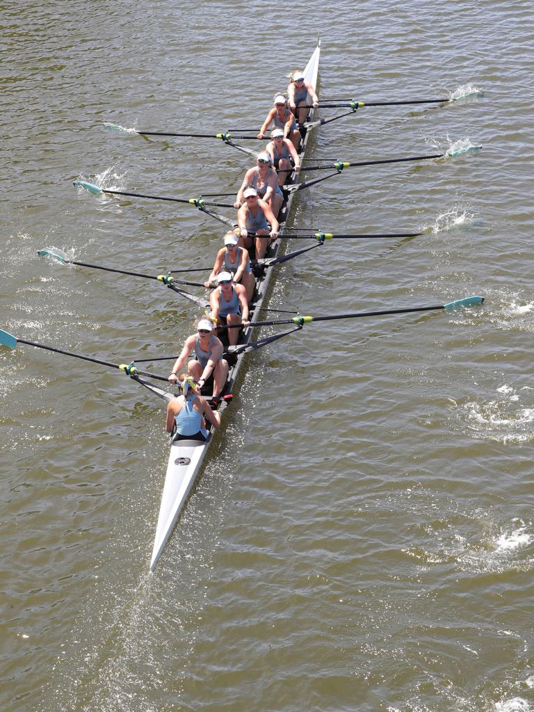 144th Barwon Regatta: Geelong Grammar’s rowing eights. Picture: Mark Wilson