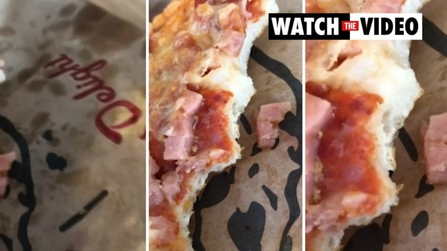 Footage shows maggots in Bakers Delight pizza (7 News)