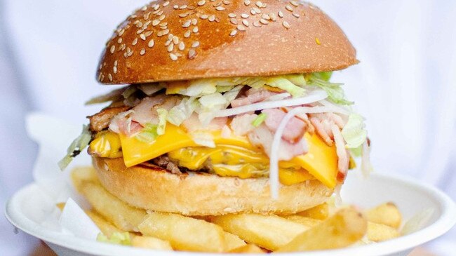 Royale Brothers burger for the AO. Picture: Tennis Australia.