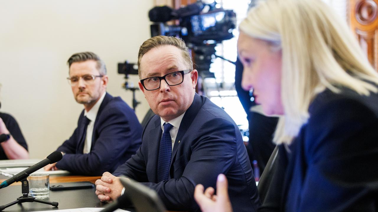 Qantas CEO Alan Joyce has revealed the airline will scrap caps on Covid credits and offer some passengers a cash refund. Picture NCA NewsWire / Aaron Francis