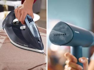 Do you prefer to iron or use a steamer for getting rid of creases? Picture: Philips..