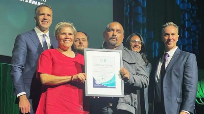 Barngarla people at Premier's Energy Awards. Picture: Brenton Edwards