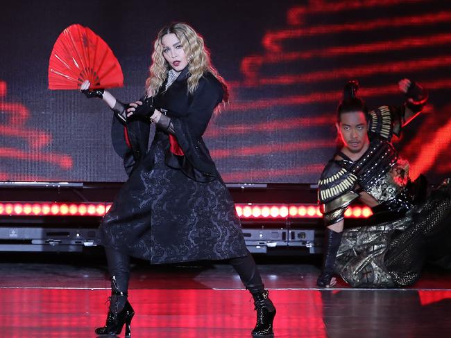 Madonna is keeping her Aussie concertgoers waiting. Picture: Marc Robertson