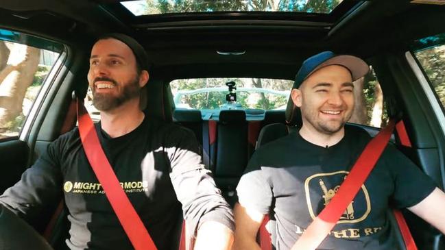 Balir Joscelyne (known as Moog) and Martin Mulholland, the brains behind Mighty Car Mods, are extremely popular with their fans. Picture: Instagram