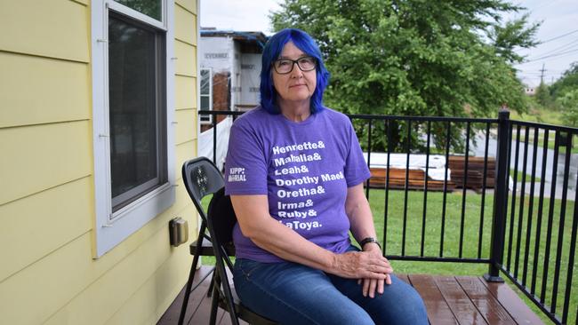 Resident Constance Fowler, outside her home, who is campaigning for Make It Right to take more responsibility for its properties which are falling apart. Picture: www.thisischriswhite.com