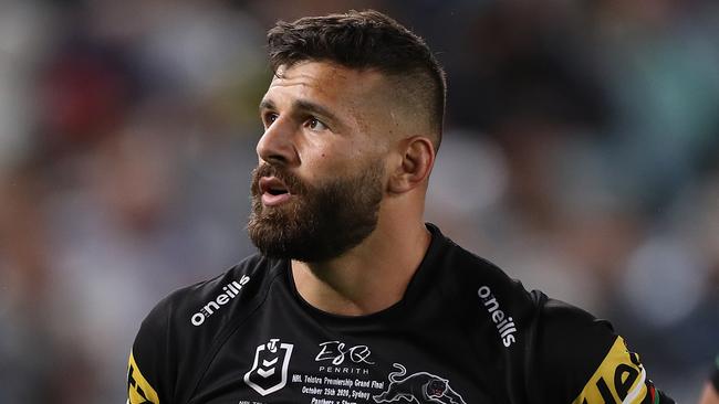 Penrith winger Josh Mansour is on the Tigers’ radar for next season. Picture: Getty Images