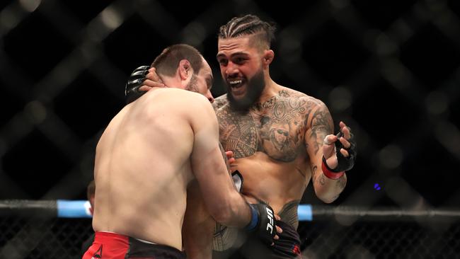 Tyson Pedro’s career has been turned around by Israel Adesanya’s team in New Zealand Picture:AAP Image/Richard Wainwright