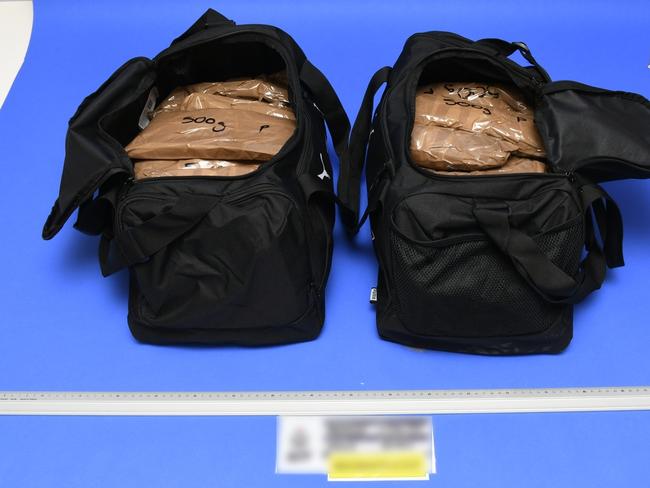 The ice was seized in Freshwater, Sydney, and was found in two duffel bags. Source – AFP