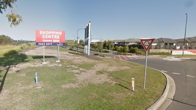 The site for Oxmar Properties’ new shopping centre at Narangba Heights Estate.