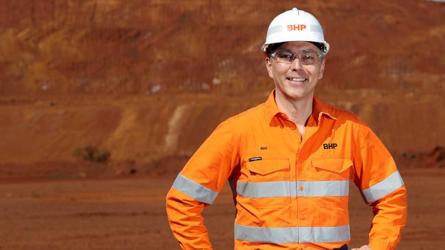 BHP chief executive Mike Henry. Picture: Colin Murty