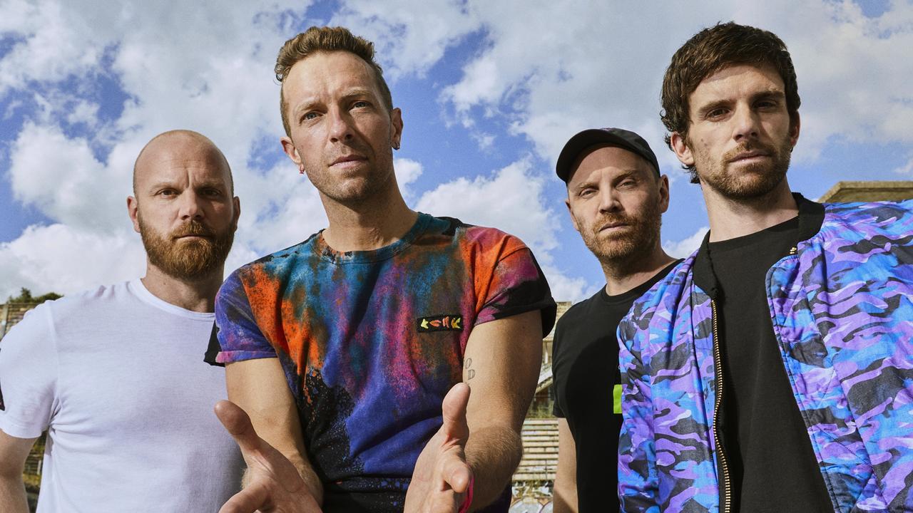 The Perth show will be Coldplay’s first Australian concert in seven years. Picture: James Marcus Haney