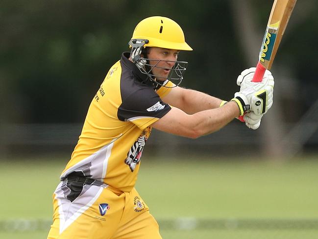 VSDCA cricket: Altona v Werribee, Shaun Dean of Werribee battingSaturday, December 5, 2020, in Altona, Victoria, Australia. Picture: Hamish Blair