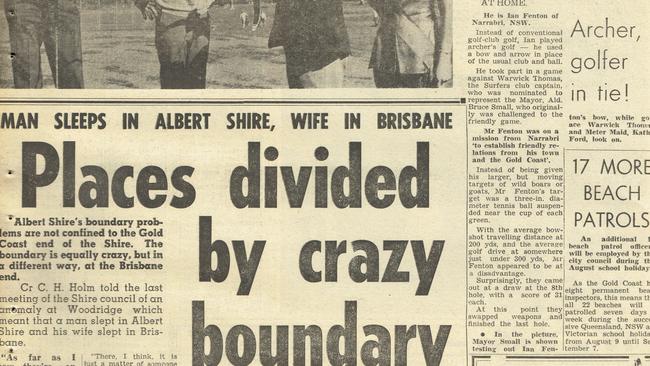 Gold Coast History: Gold Coast Bulletin 1969, July 29. Front page.