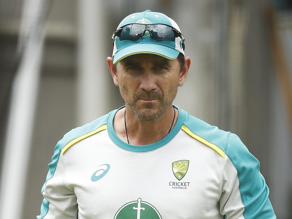 It’s groundhog day for Justin Langer. Picture: Daniel Pockett/Getty